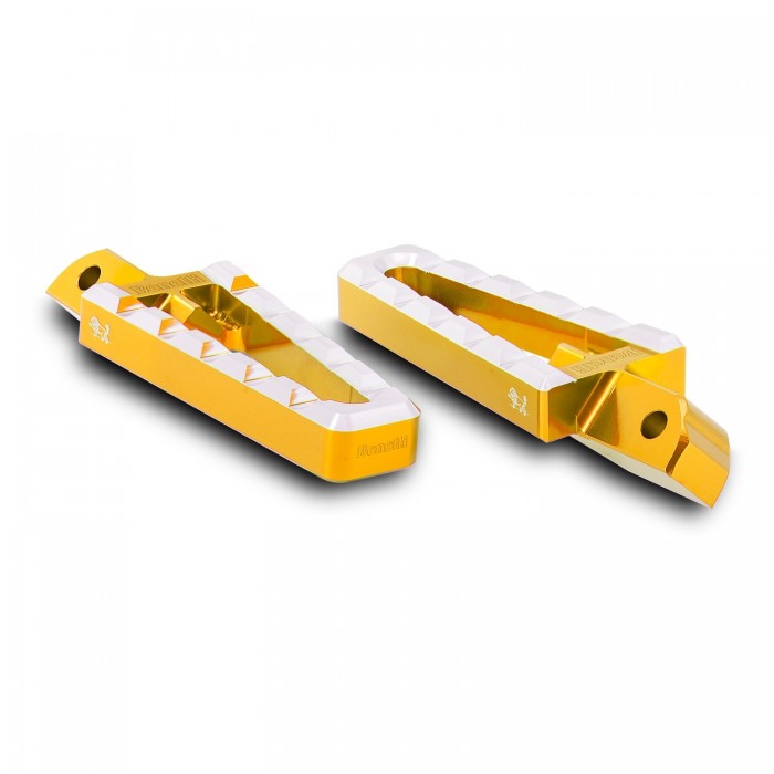 Pair front footpegs in ergal anodized available for Tornado Naked T 125