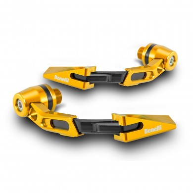 Protezione manubrio in ergal anodizzato per Tornado Naked T 125 Protezione manubrio in ergal anodizzato per Tornado Naked T 125