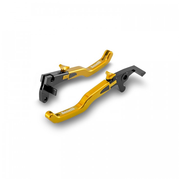 Adjustable brake/clutch lever kit in ergal anodized available for Tornado Naked T 125