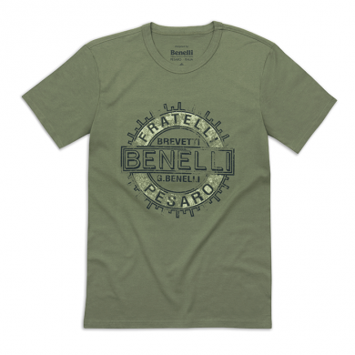 T-shirt "BREVETTI" green T-shirt "BREVETTI" green