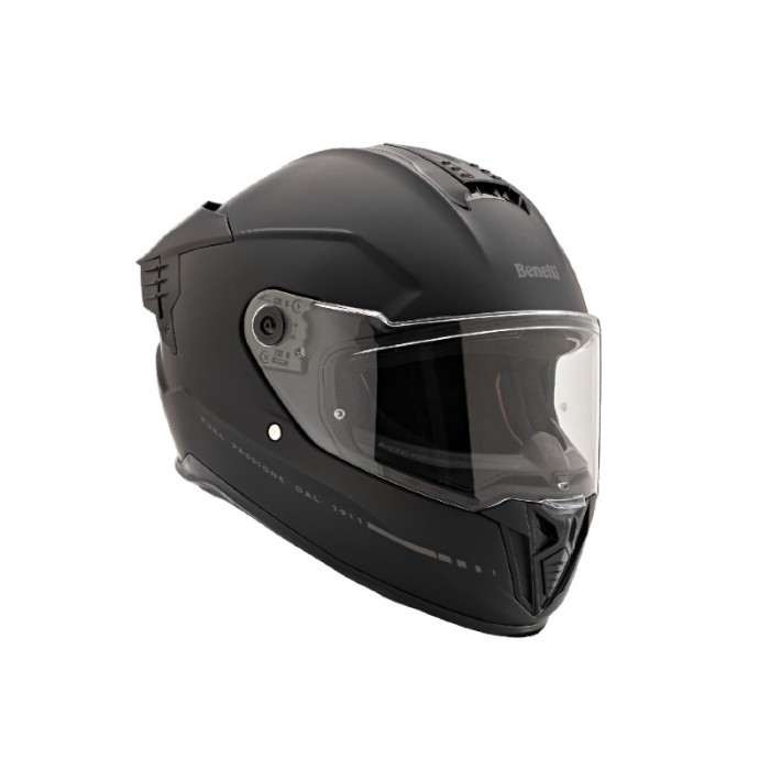 Casco nero opaco