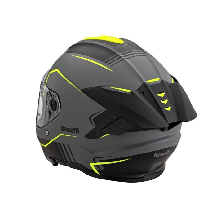 Casco con dettagli fluo