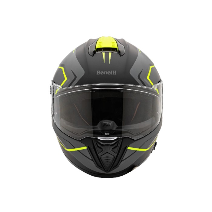 Helmet with fluorescent details Helmet with fluorescent details
