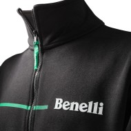 Black zip-up sweatshirt