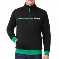 Black zip-up sweatshirt