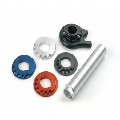 Adjustable Rapid Throttle Control (Ergal Anodized) for TNT, TRE 1130 K, TRE 899 K, Amazonas e TORNADO Adjustable Rapid Throttle Control (Ergal Anodized) for TNT, TRE 1130 K, TRE 899 K, Amazonas e TORNADO