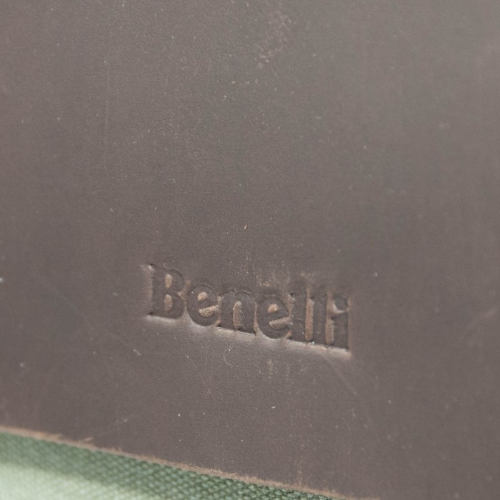 Zaino spalla in pelle e canvas