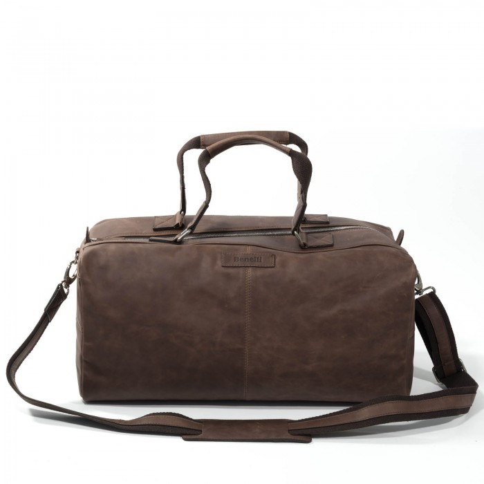 Vintage leather travel bag Benelli Official Shop