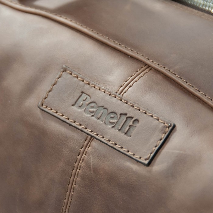 Vintage leather travel bag Benelli Official Shop