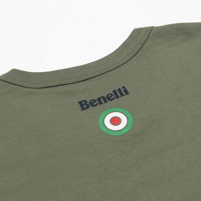 T-shirt "BREVETTI" verde riviera