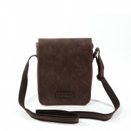 Shoulder bag in leather