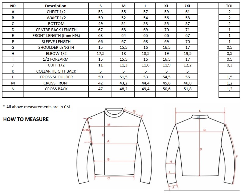 SCALA TAGLIE MESH